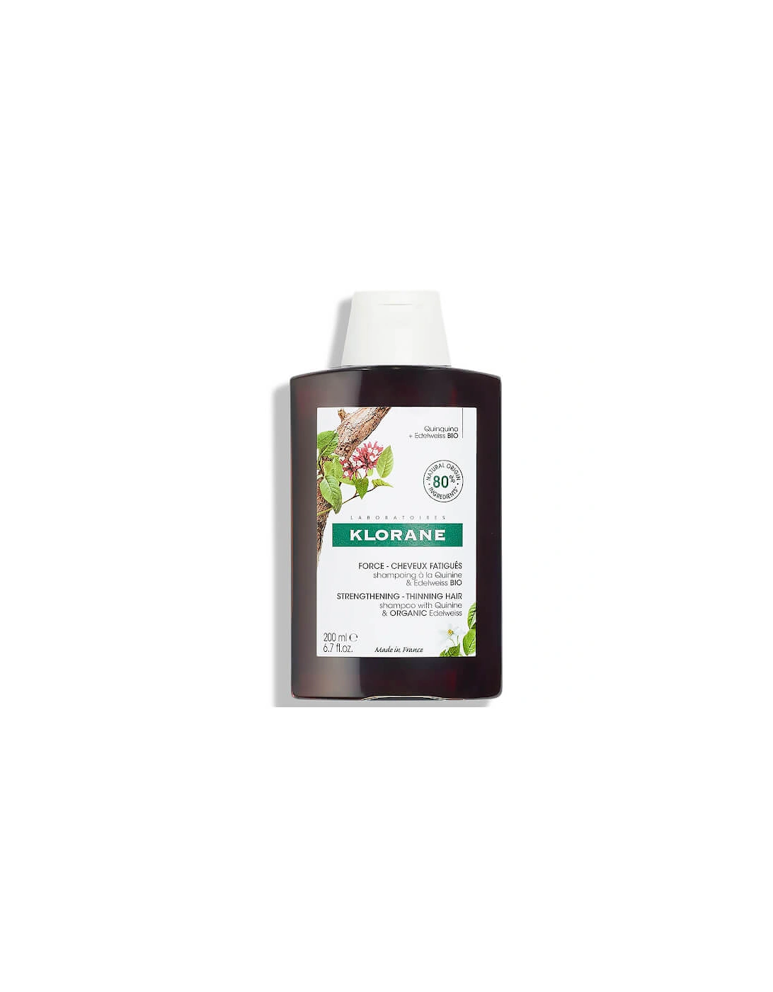 Strengthening Shampoo for Thinning, Tired Hair with Quinine and ORGANIC Edelweiss 200ml - KLORANE, 2 of 1