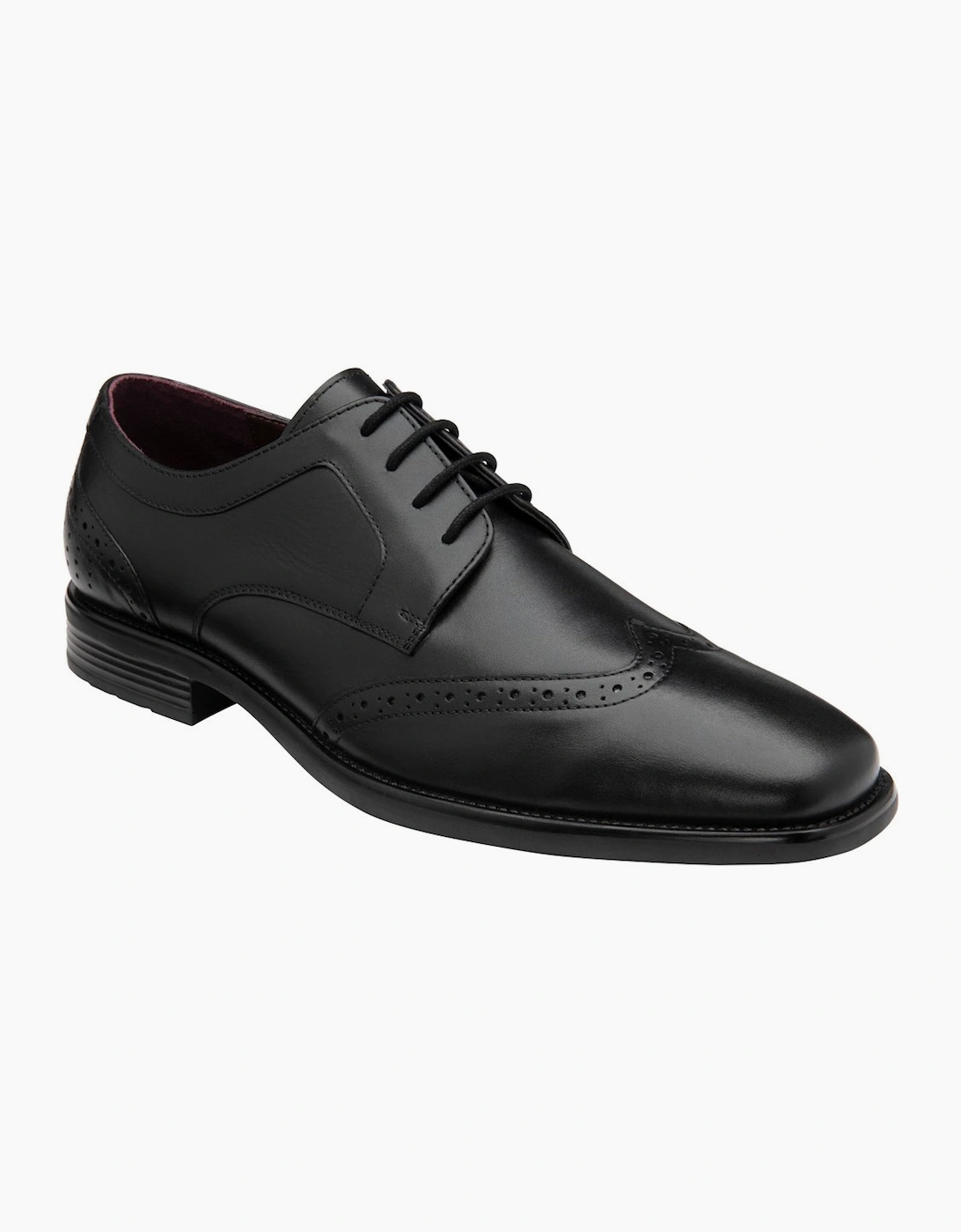 Lotus Men's Black Dartford Wingtip Shoes - Size: 9