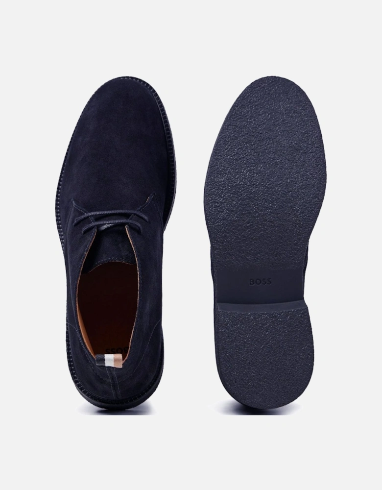 Men's Dark Blue Tunley Desert Boots.