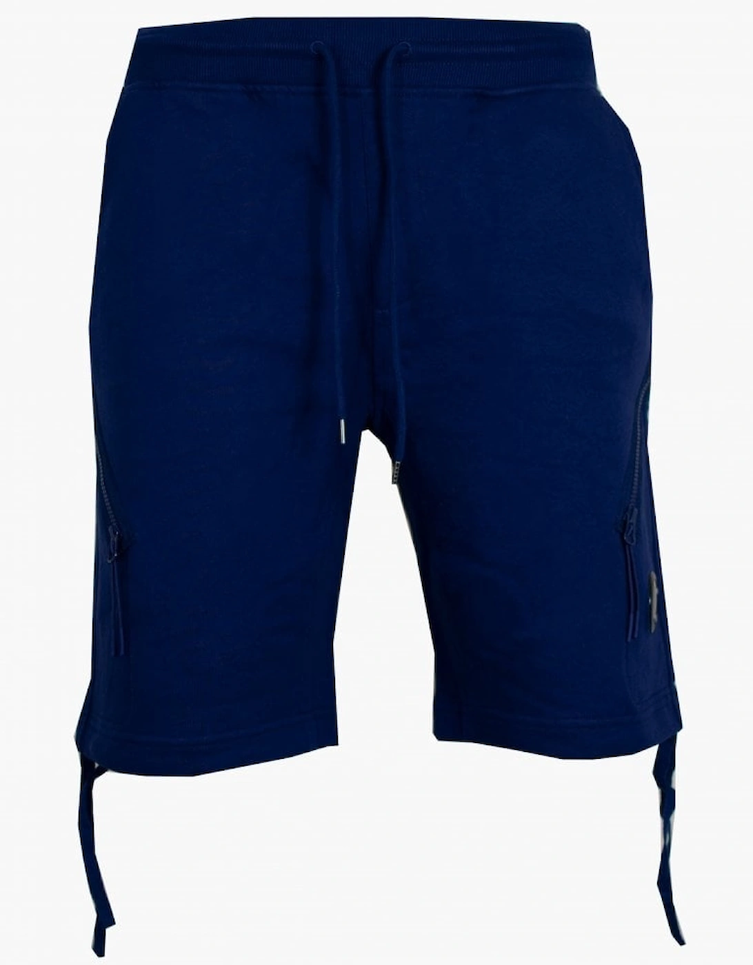 Diagonal Raised Sweat Shorts Blue, 3 of 2