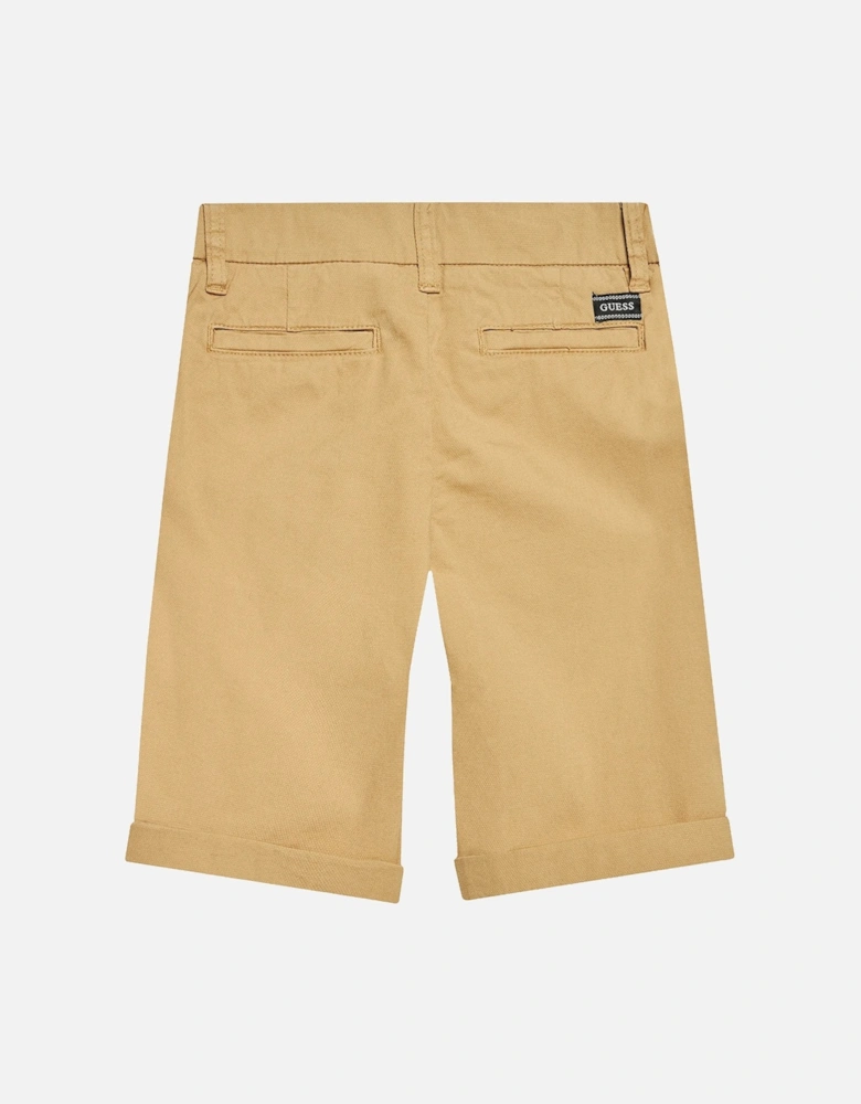 KIDS-BOYS CHINO SHORTS BEIGE