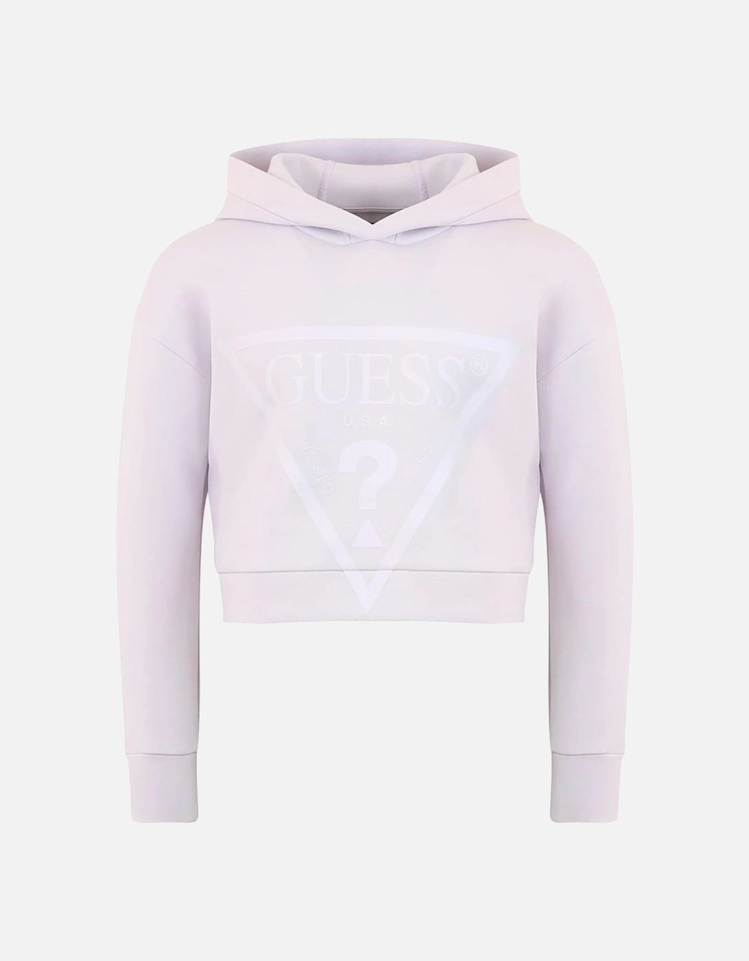 KIDS-GIRLS CROPPED HOODIE LILAC, 3 of 2