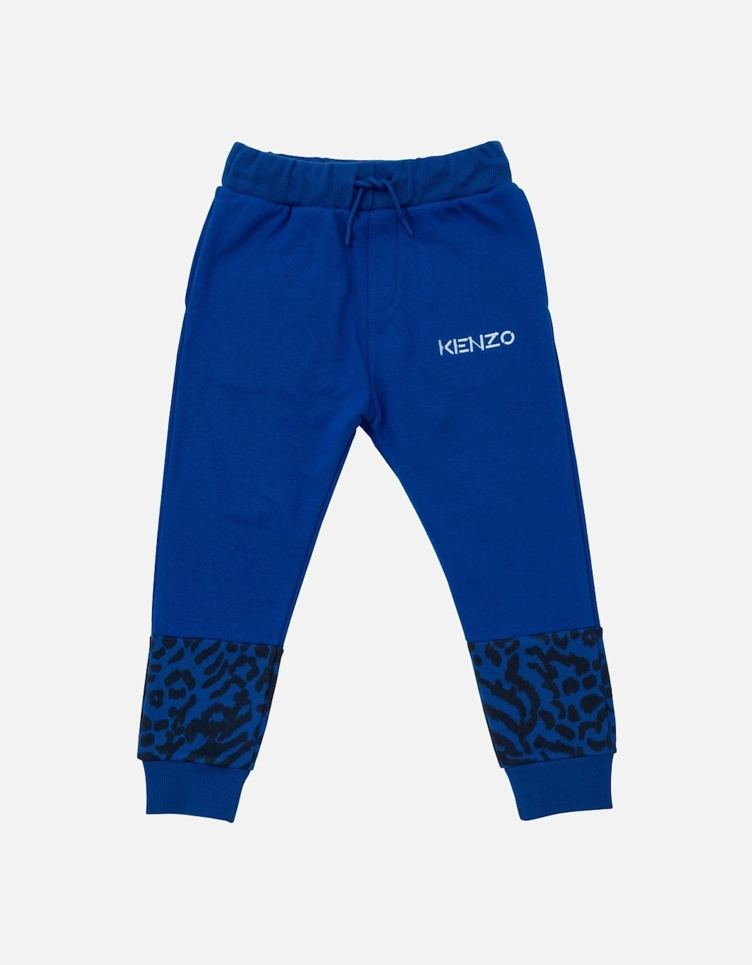 Kids Leopard Print Fleece Sweatpants, 3 of 2