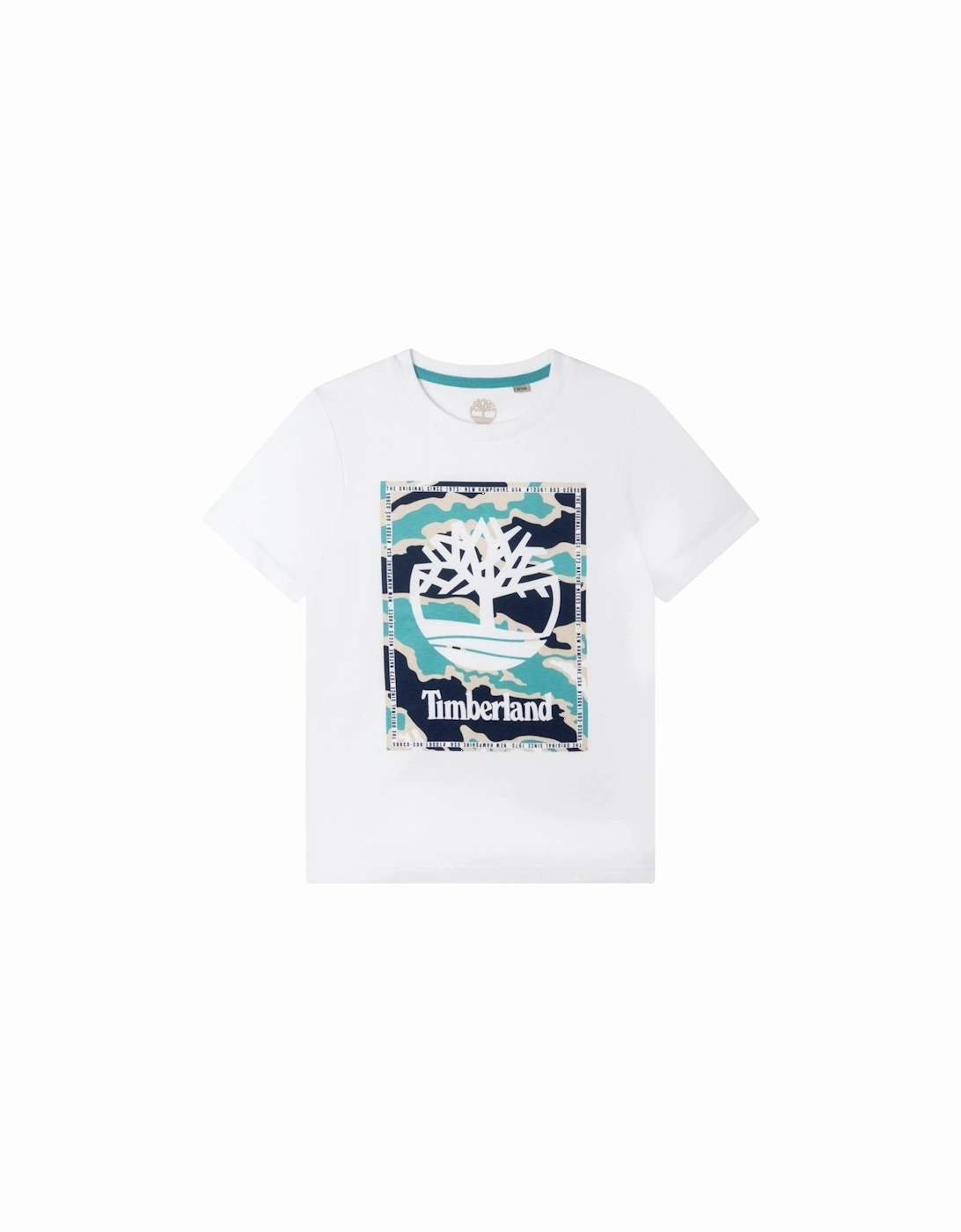 Kids Logo Print T-shirt White, 2 of 1