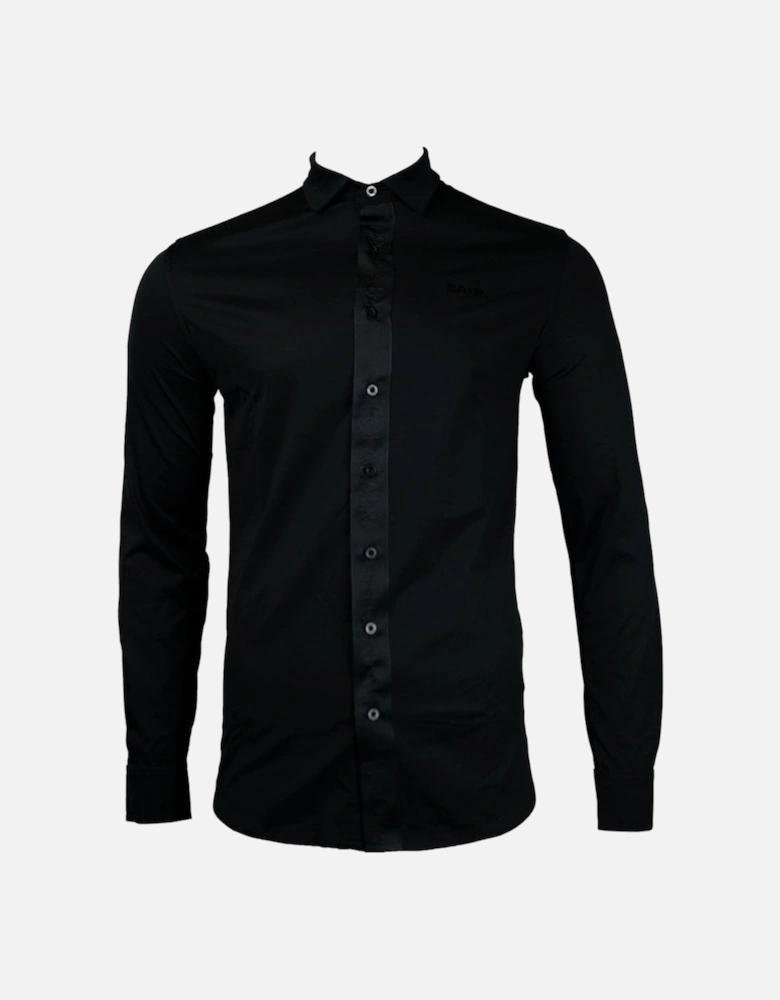Shirt Full Button Black