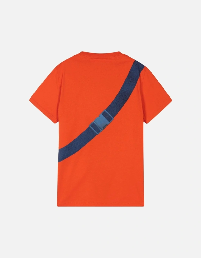 Kids Zip-Bag Print T-shirt