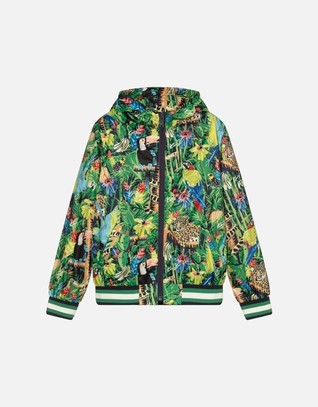 Boys Jungle Print Windbreaker, 2 of 1