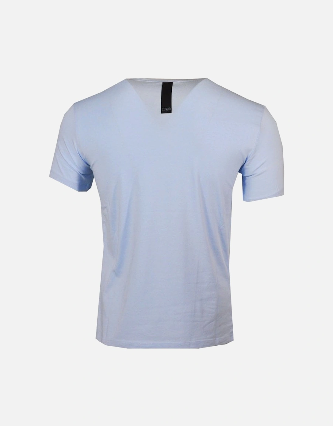 Cavalli Class Raised Logo T-Shirt Sky Blue