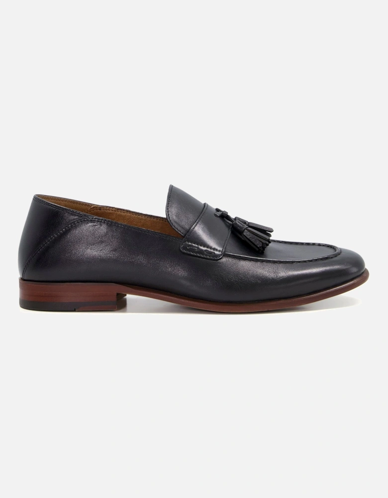 Mens Support - Leather Tassel Trimmed Loafers