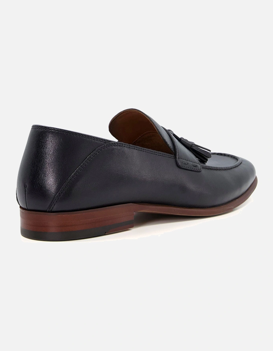 Mens Support - Leather Tassel Trimmed Loafers