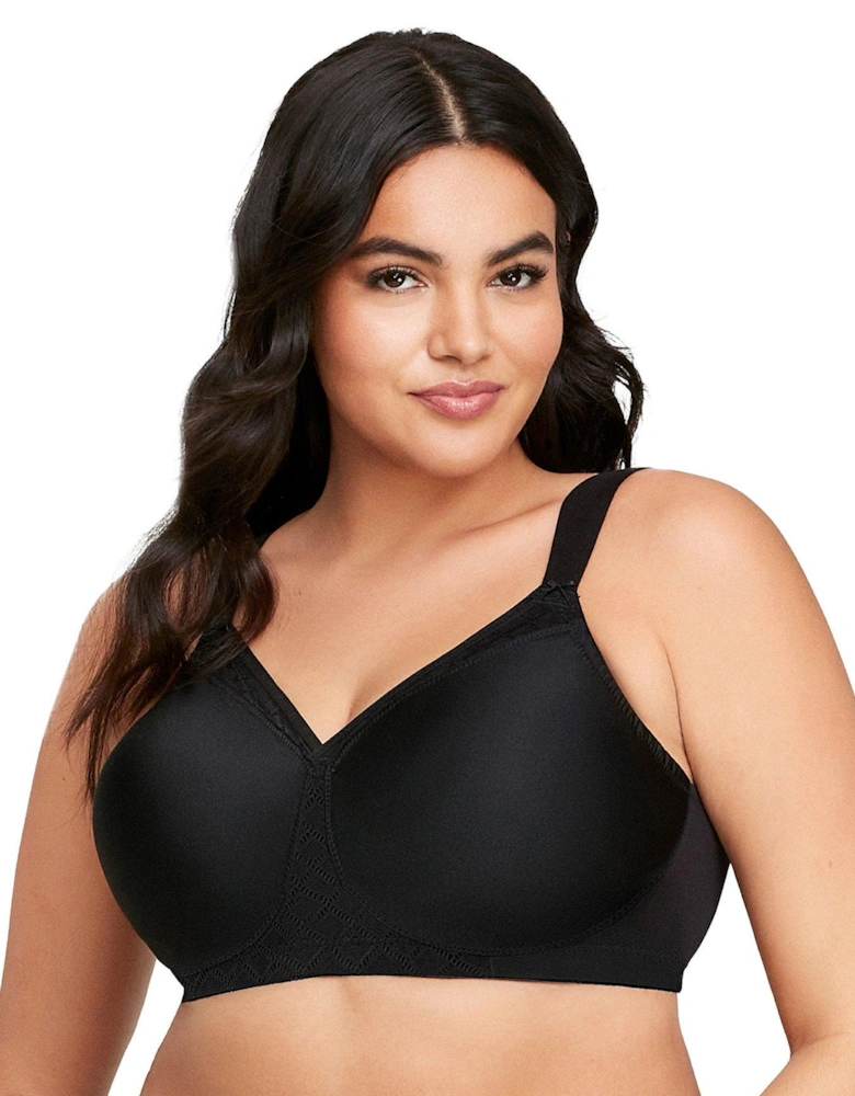 Magiclift Non Wire Seamless Support Tshirt Bra - Black