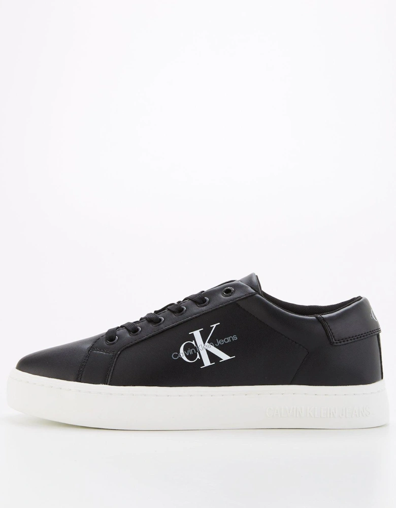 Classic Cupsole Lace Up Trainers - Black