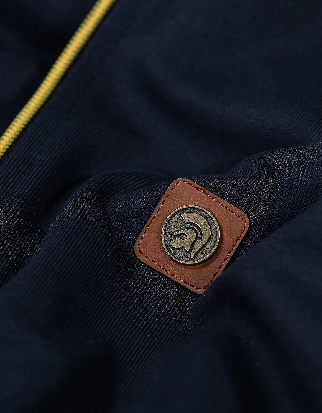 Trojan Marley Stripe Sleeve Track Jacket - Navy