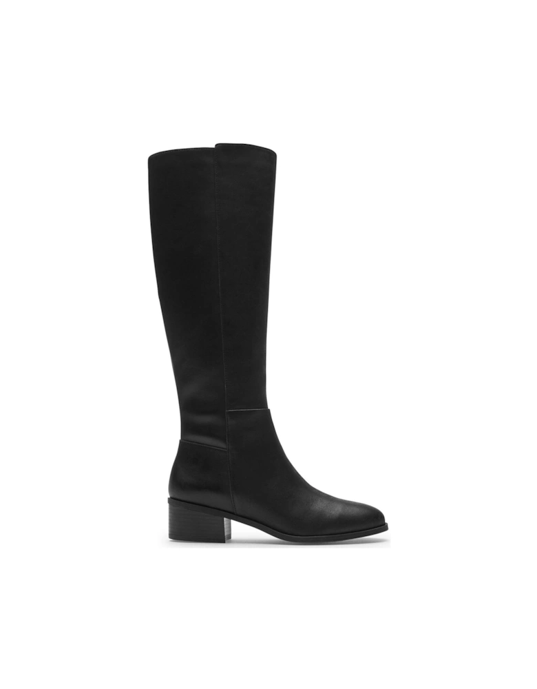 Evalyn Extra Wide Knee Boot - Black