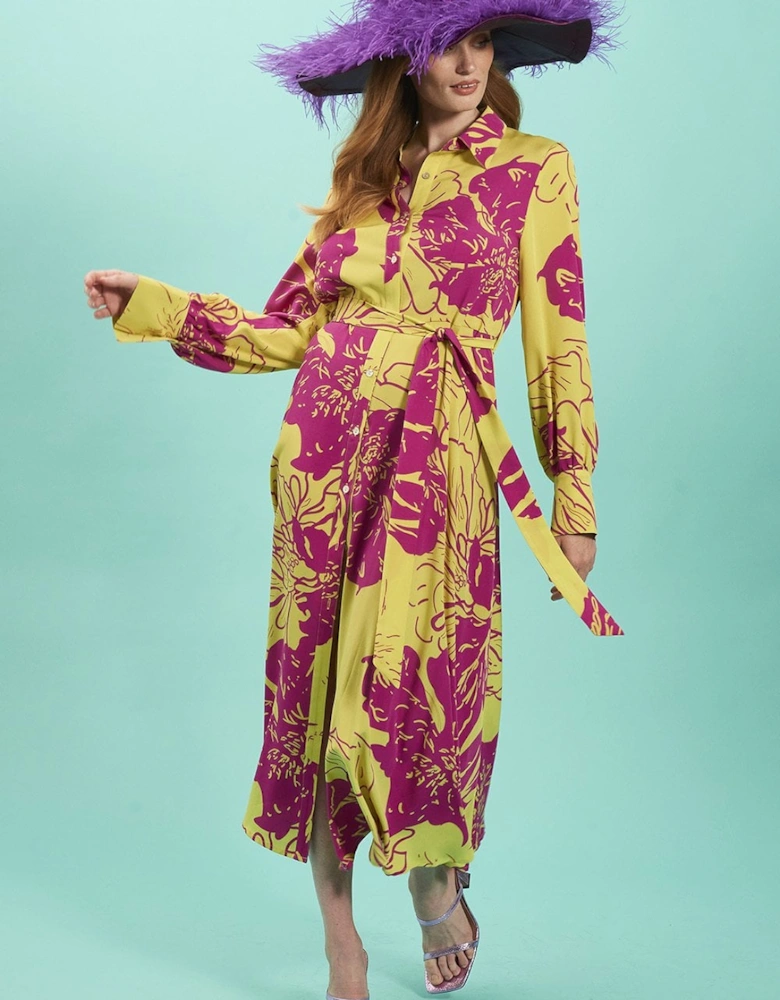 Rayon Blend Sienna Floral Maxi Dress