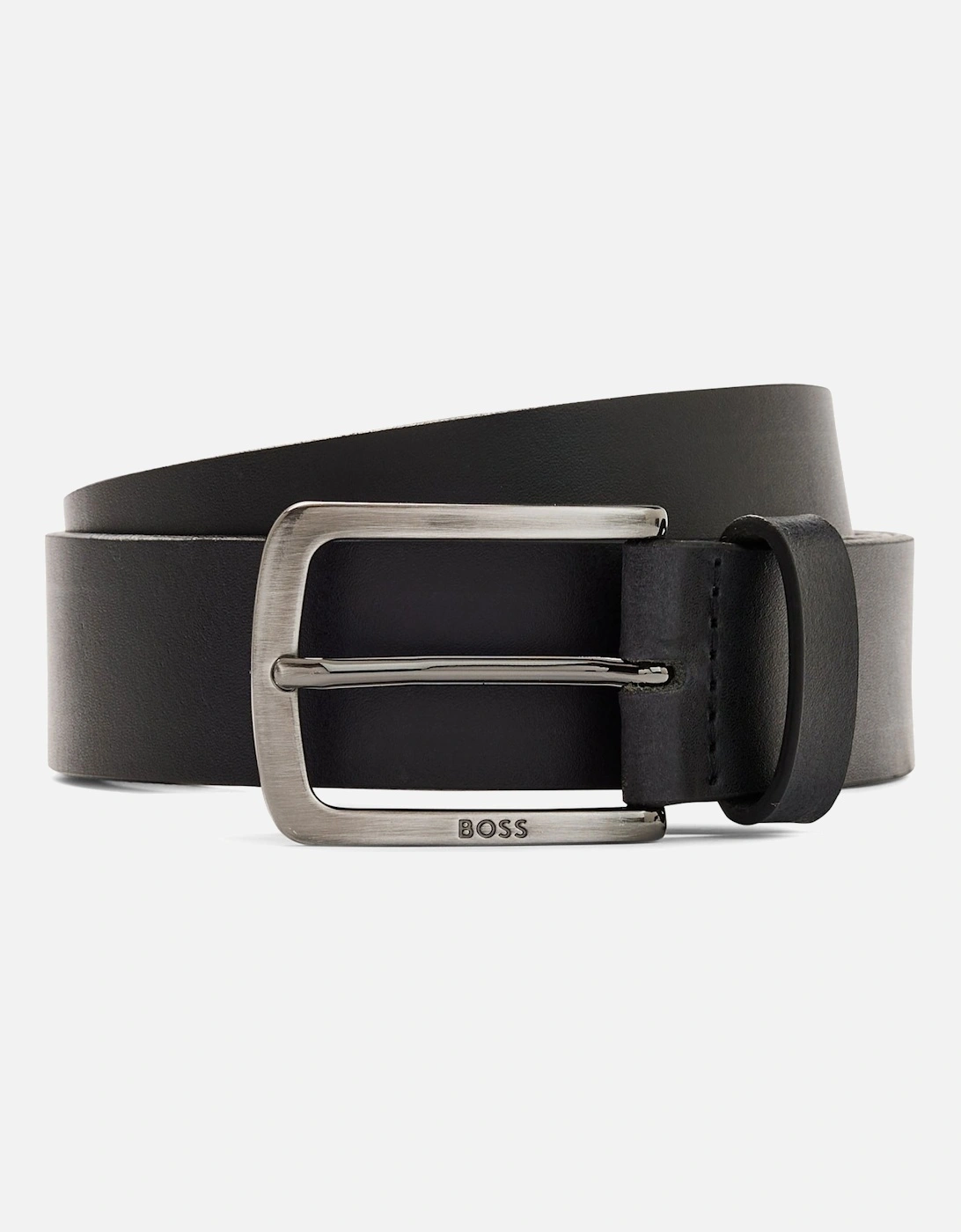 Boss Jor-metal-tip Leather Belt Black, 3 of 2