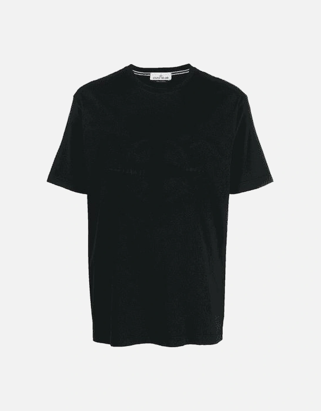 Cotton Embroidered Logo Black T-Shirt, 4 of 3