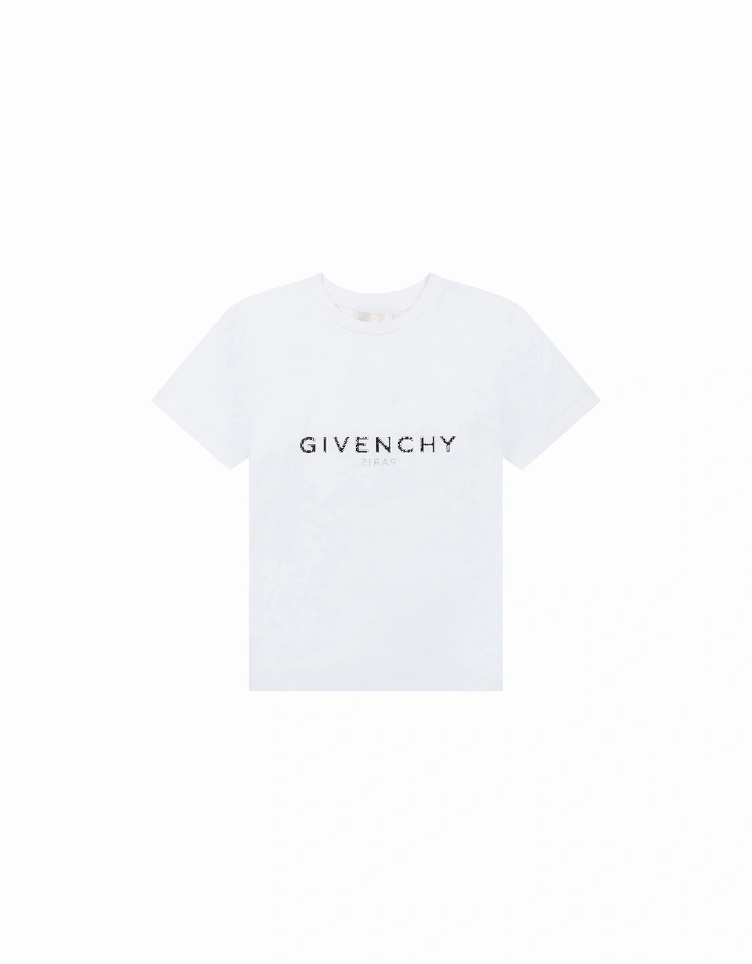 Boys Reverse Logo T-shirt White, 3 of 2