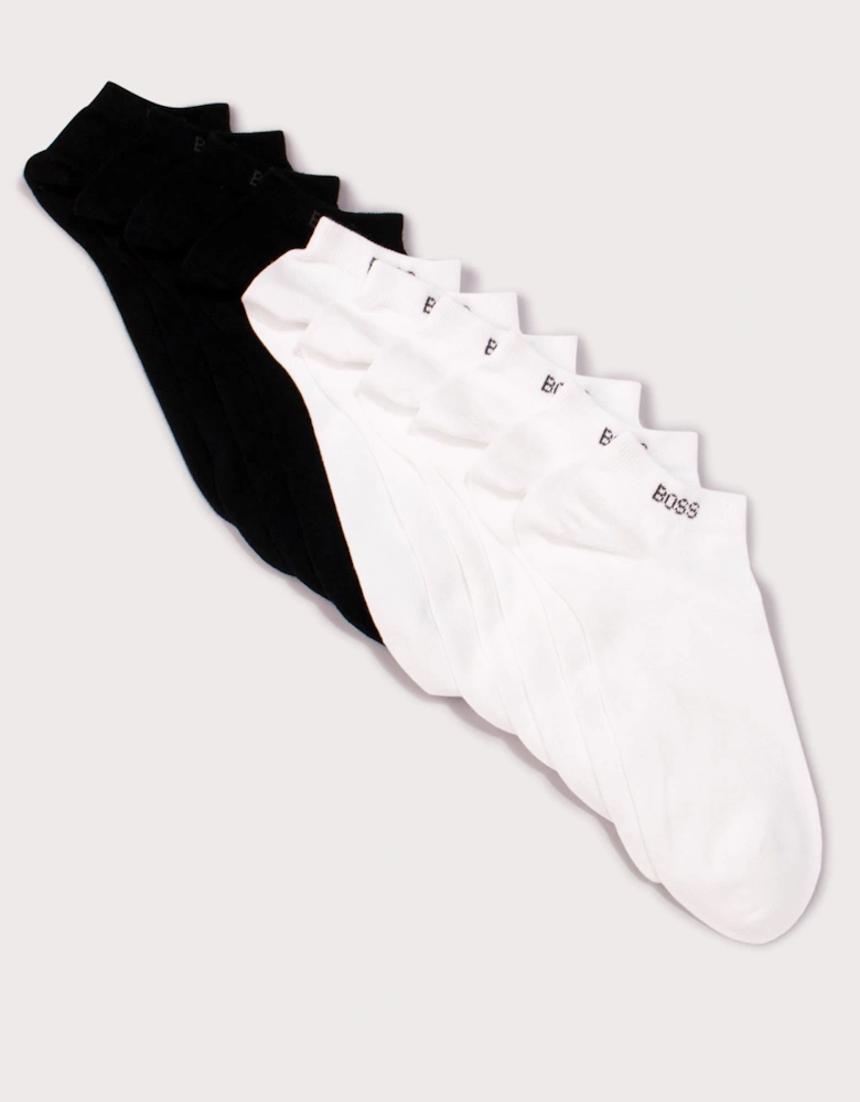 Five Pack Of Uni Colour Ankle Socks
