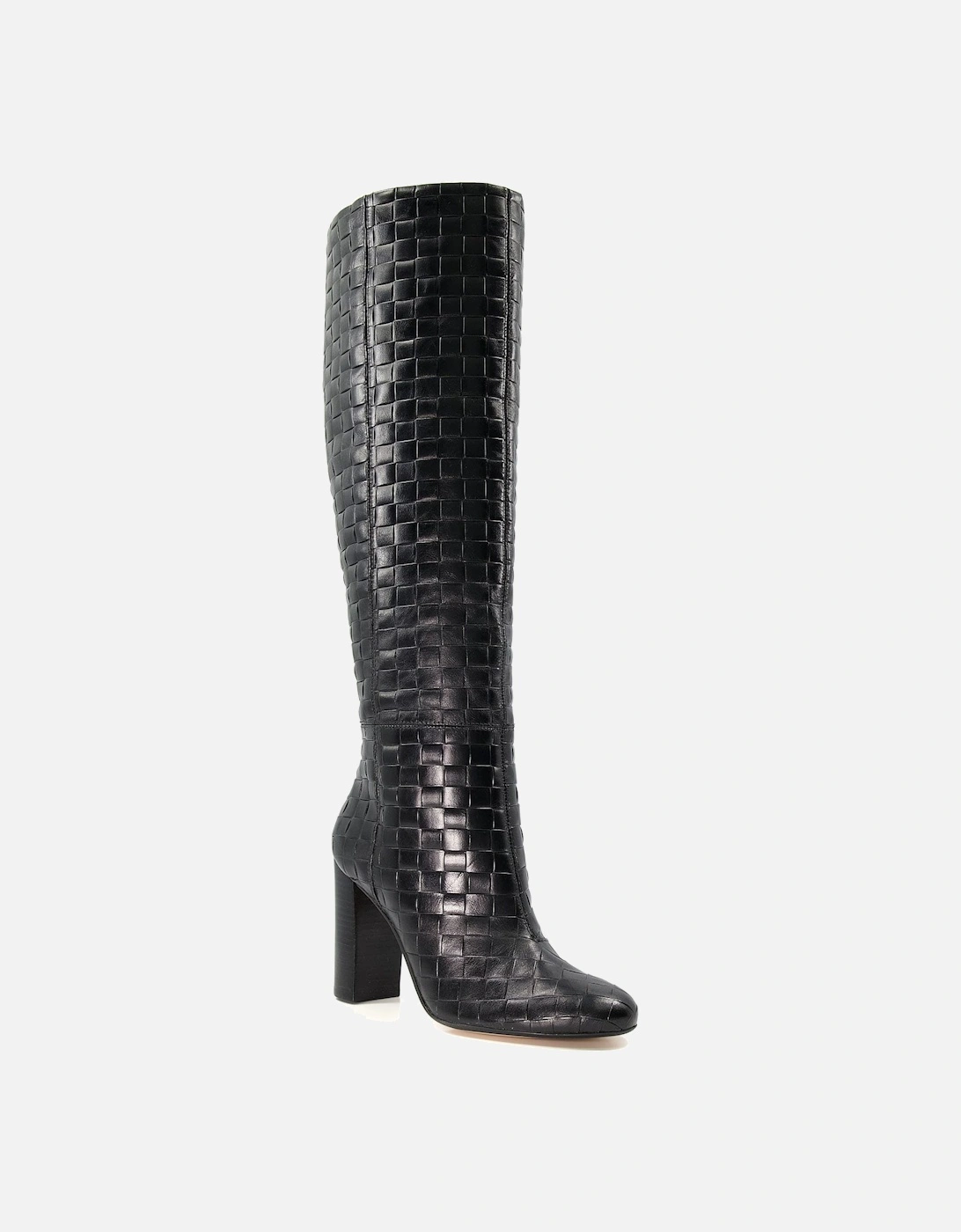 Ladies Sonoma - Woven-Leather Knee-High Boots, 7 of 6