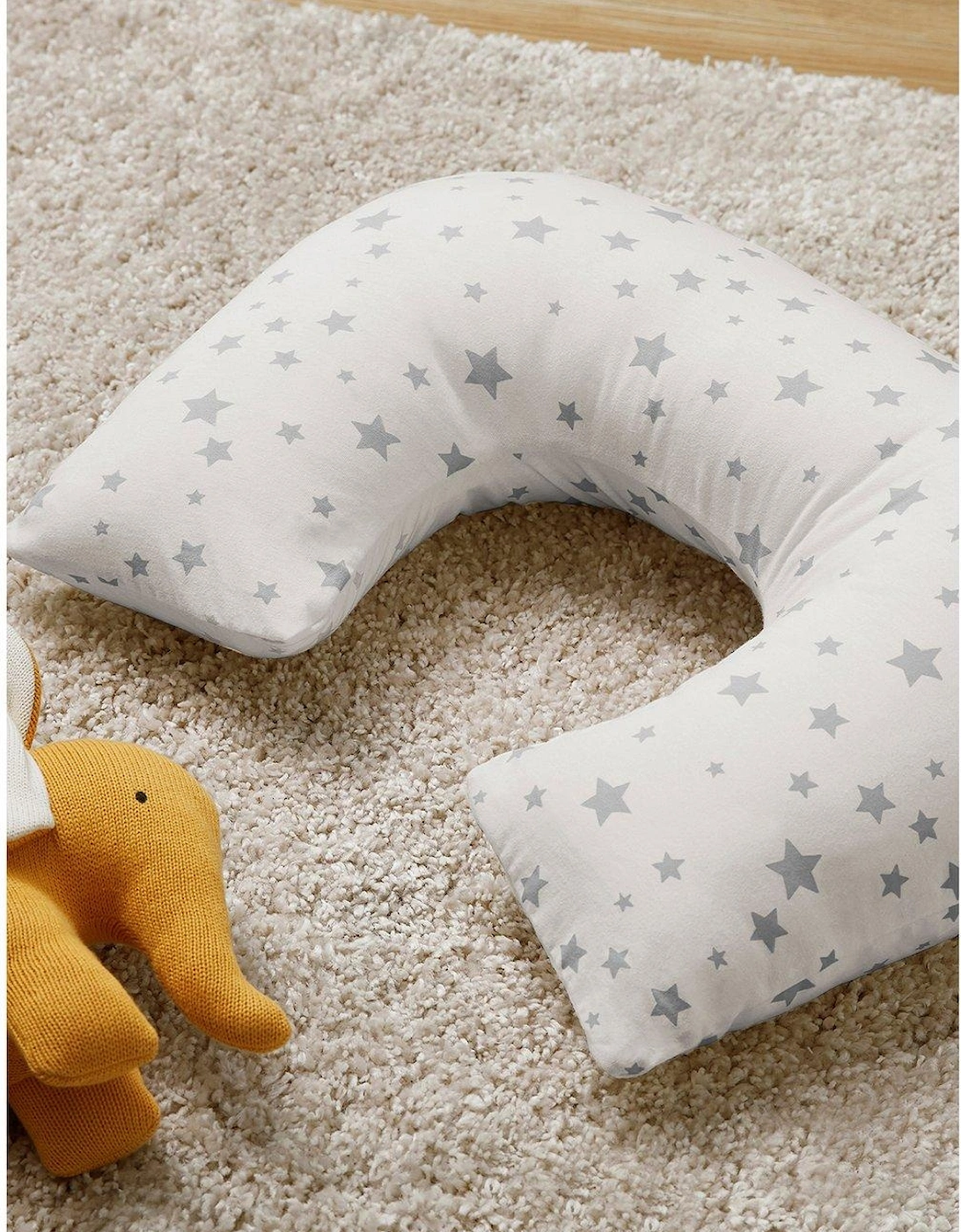 Safe Nights Grow with Me Pillow - Grey Star, 2 of 1