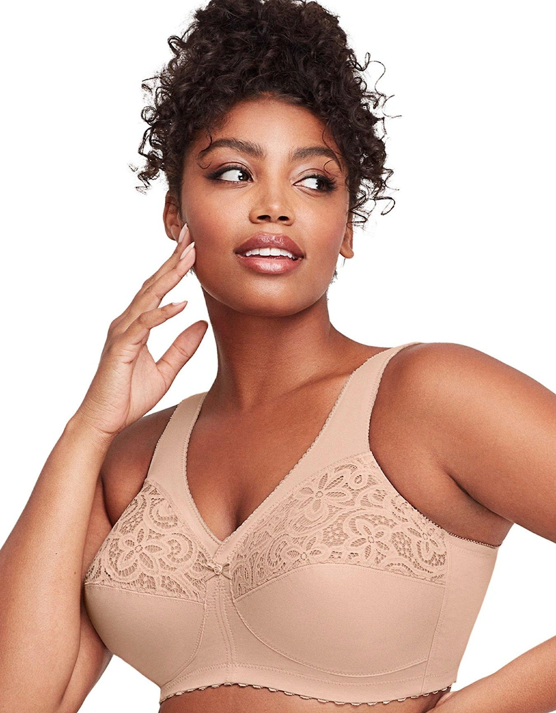 Magiclift No Wire Cotton Support Bra, 6 of 5