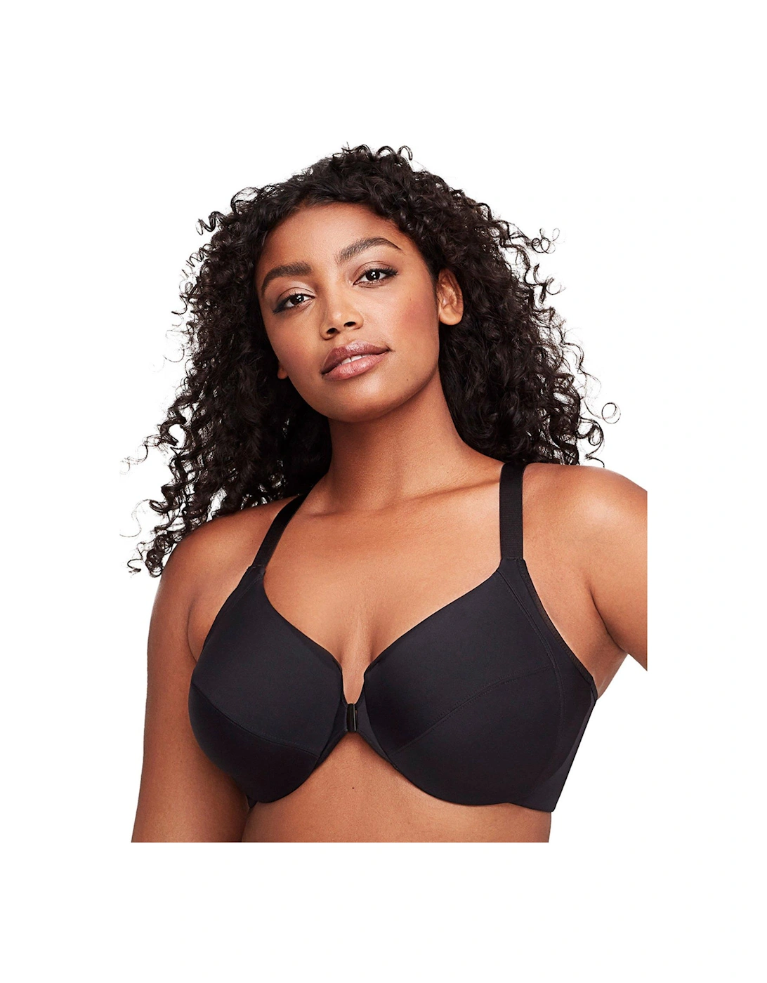 Front Close Smoothing Underwire Bra - Black, 7 of 6