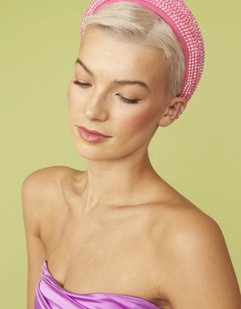 Pink Rhinestone Sparkly Headband
