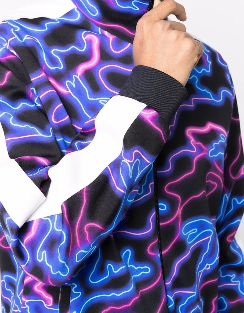 Neon Print Track Top