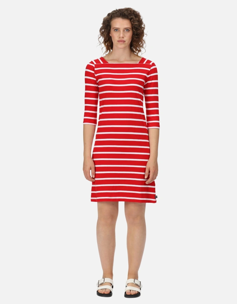 Womens/Ladies Paislee Stripe Casual Dress