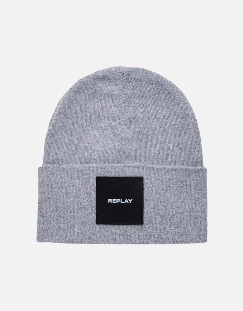 Knitted Beanie Hat Heather Grey