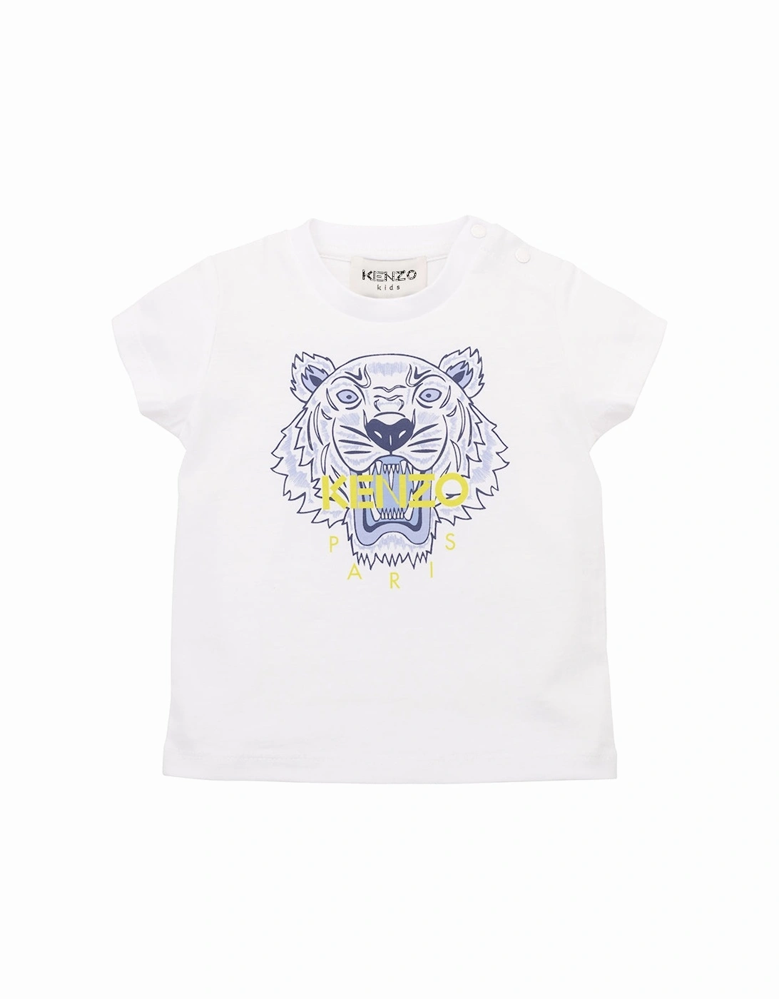 Baby Boys Tiger T-shirt White, 2 of 1