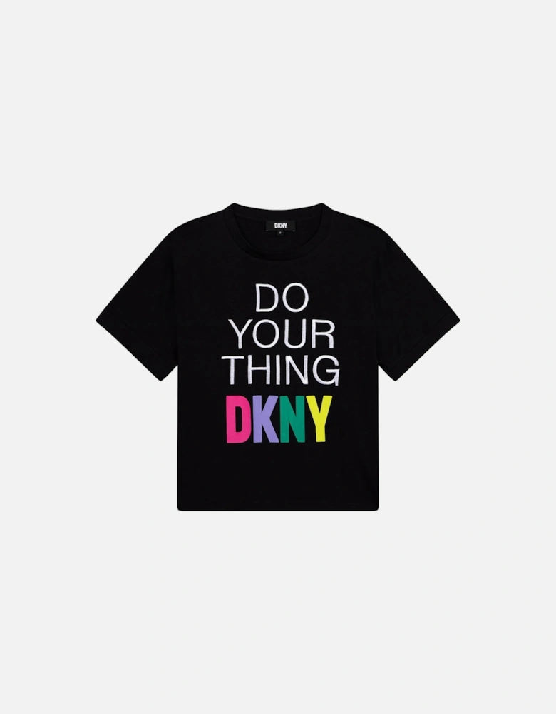 Girls Do Your Thing Logo T-shirt Black