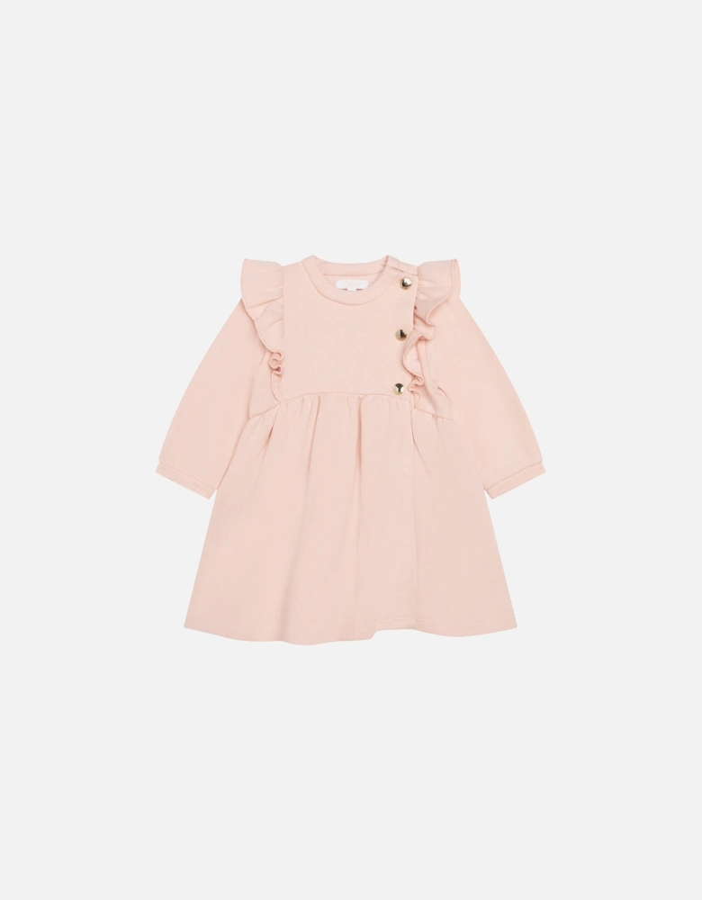 Chloe Baby Girls Frill Dress Pink