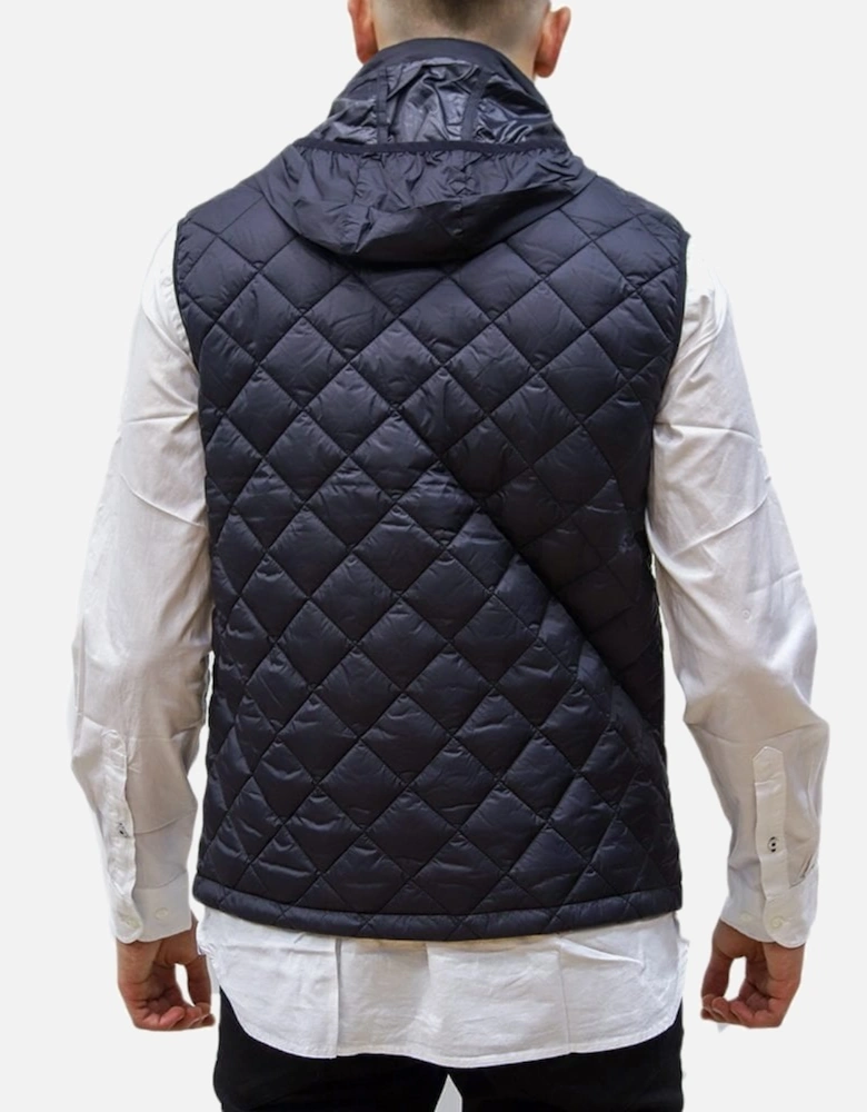 Silver Badge Black Gilet