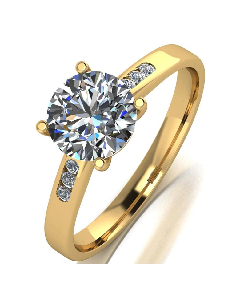 9ct Gold 1.35ct Solitaire Ring