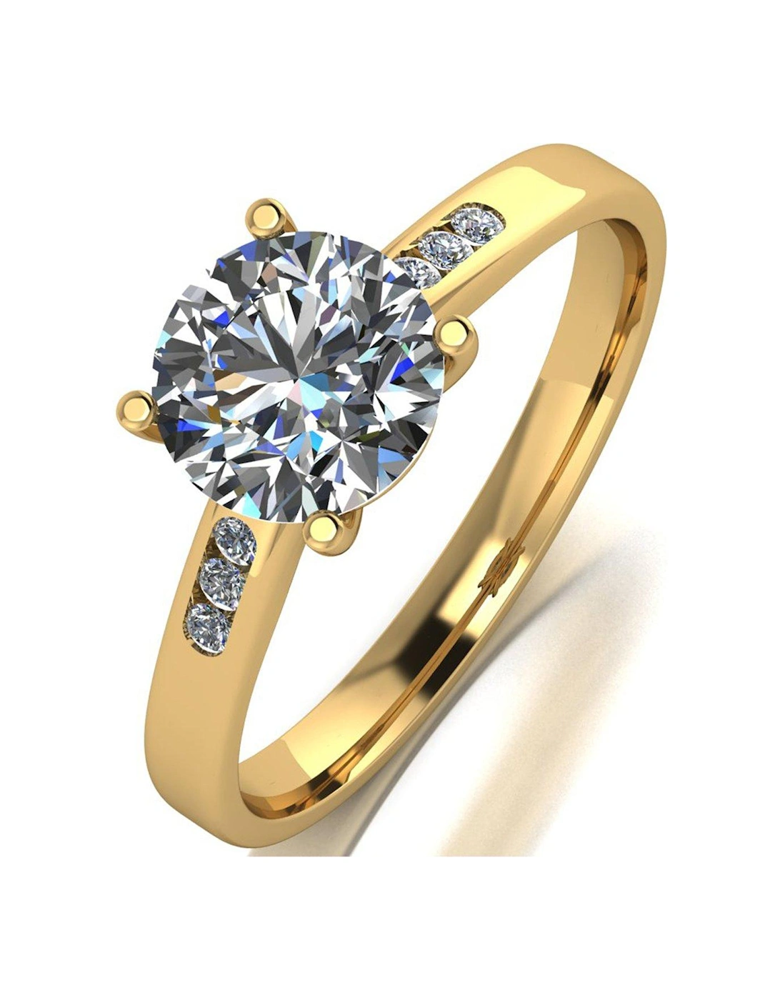 9ct Gold 1.35ct Solitaire Ring, 3 of 2
