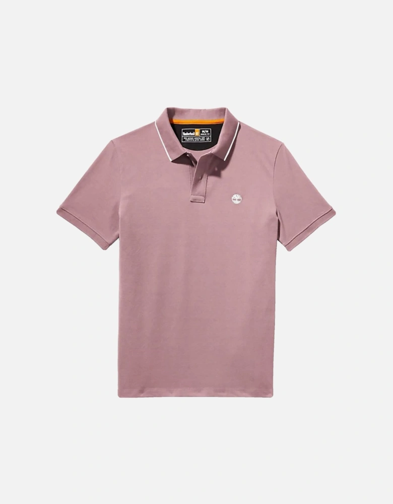MILLERS RIVER SLIM FIT POLO PURPLE