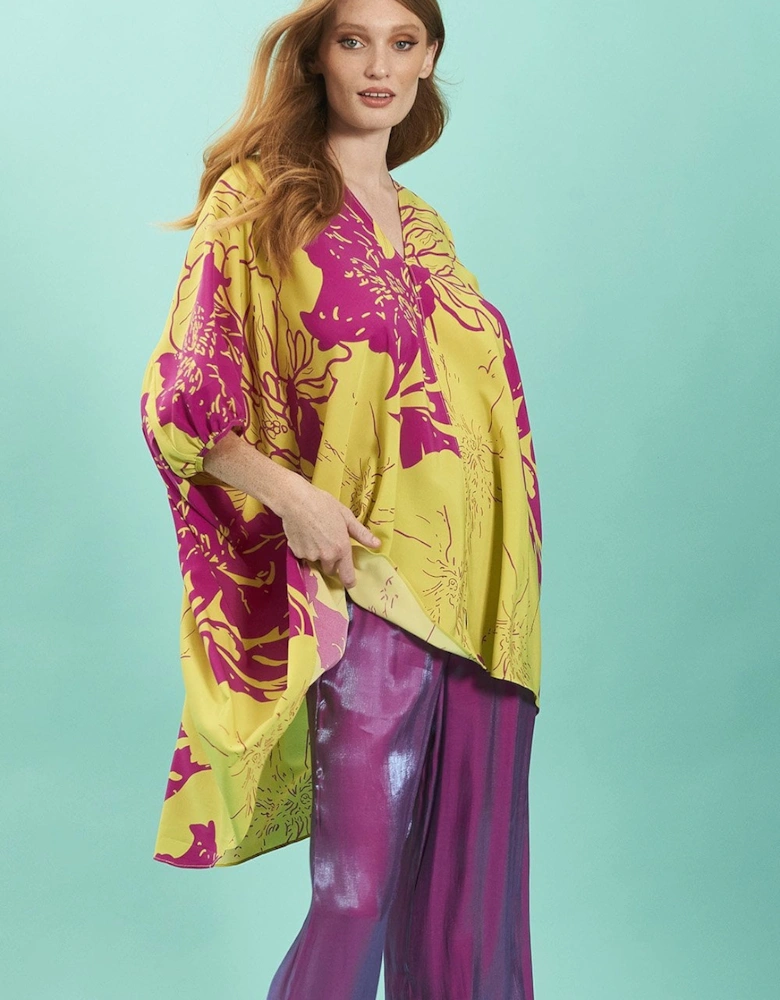 Rayon Blend Sienna Floral Kimono
