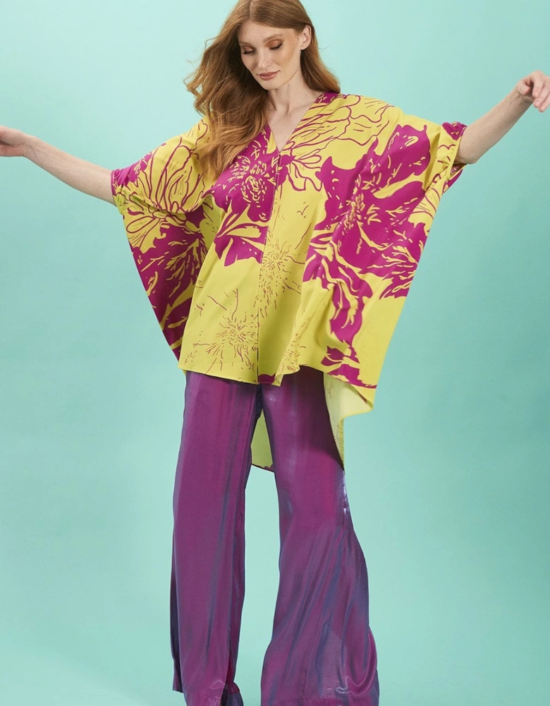 Rayon Blend Sienna Floral Kimono