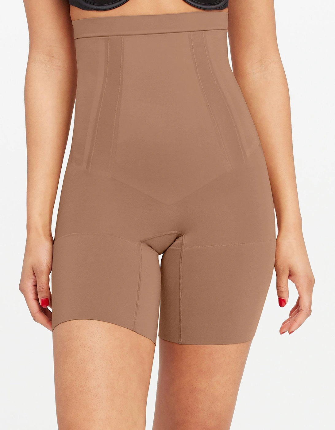 Oncore High Waisted Mid Thigh Short - Firm Control - Café Au Lait, 5 of 4