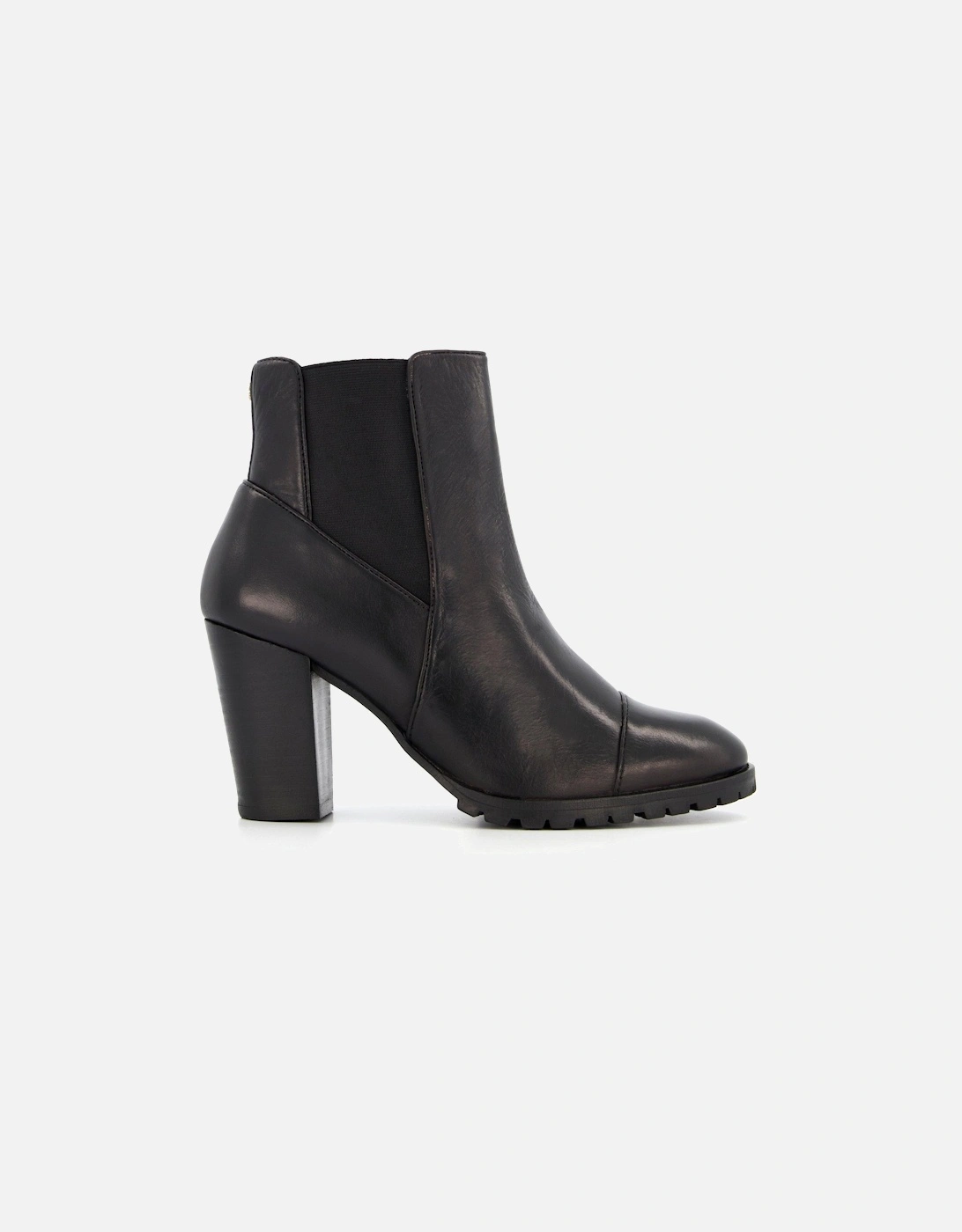 Ladies Postar - Heeled Chelsea Ankle Boots