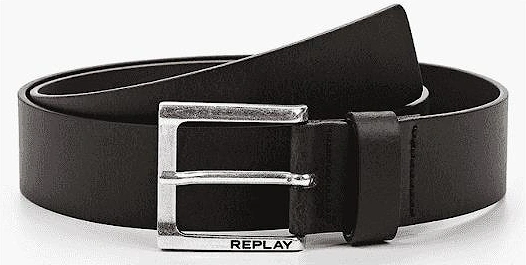 Black Leather Silver Buckle Belt, 3 of 2
