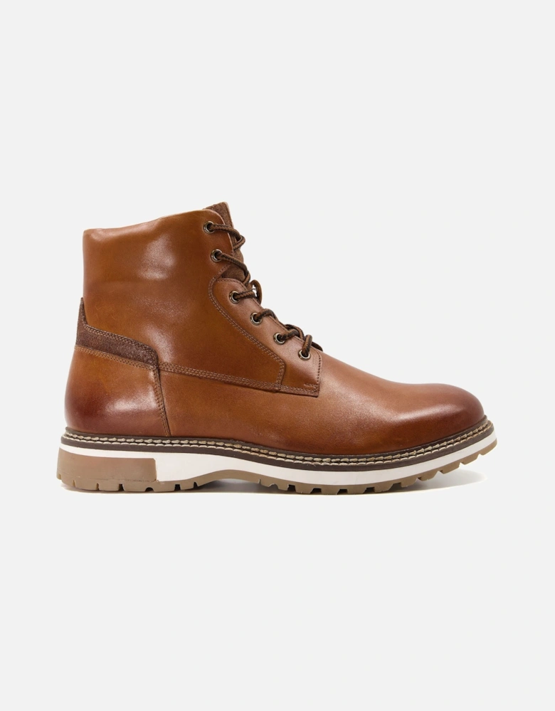 Mens Contor - Leather Lace-Up Boots
