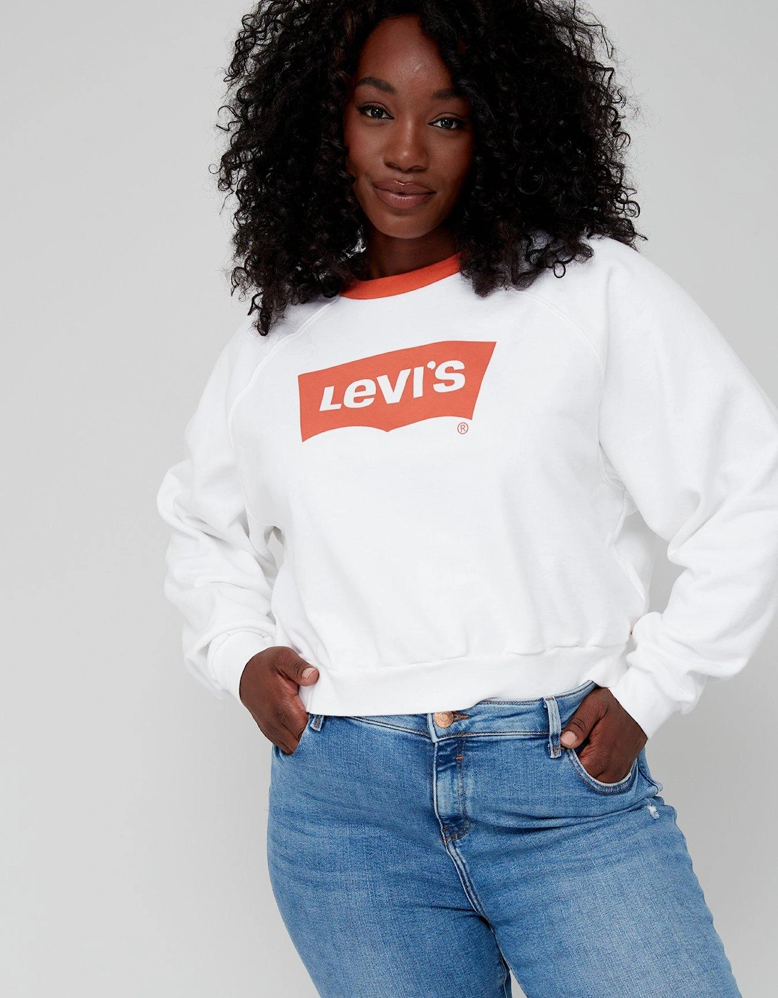 Levi's® Plus Vintage Raglan Crew - White, 3 of 2