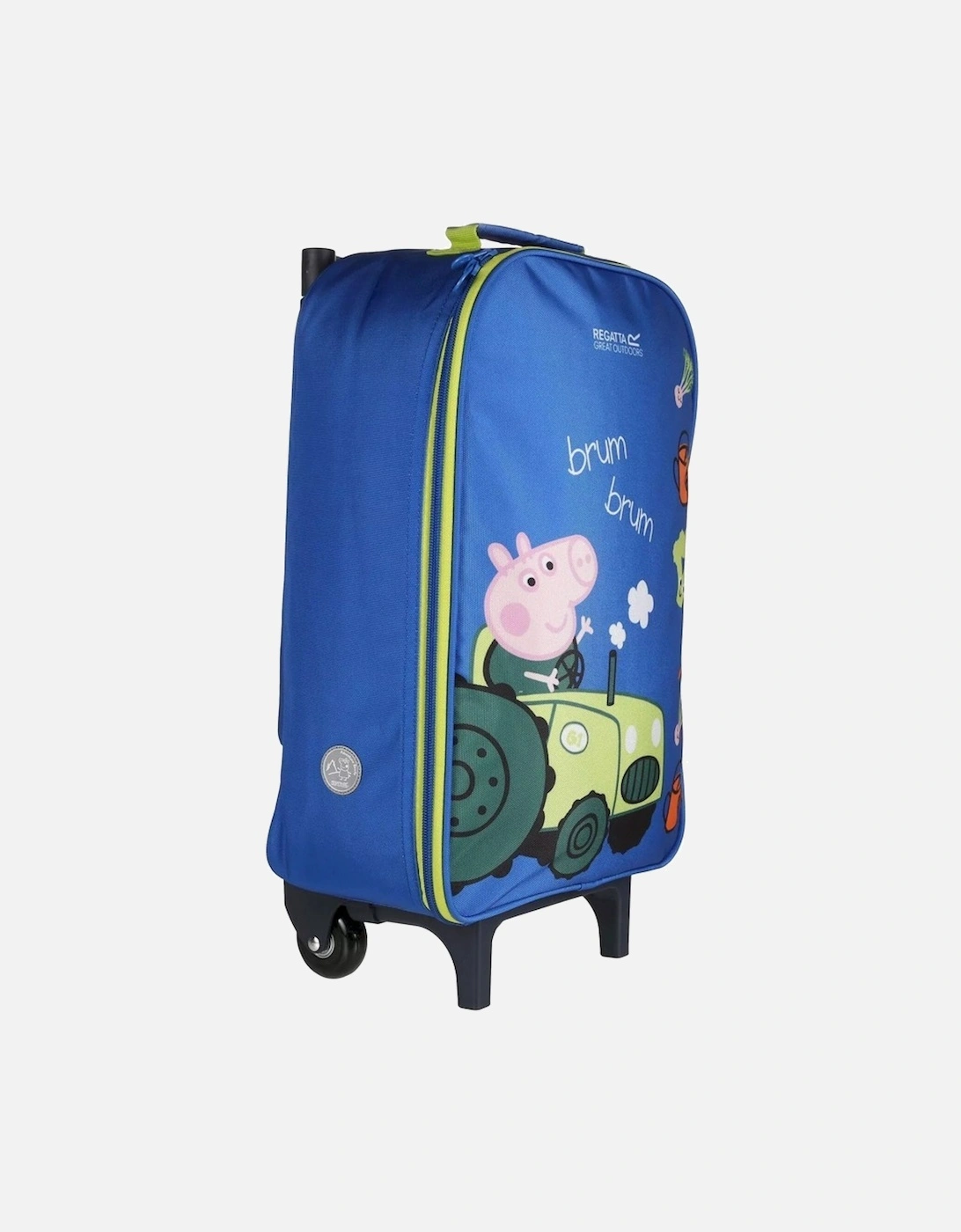 Childrens/Kids Brum Brum Peppa Pig 2 Wheeled Suitcase
