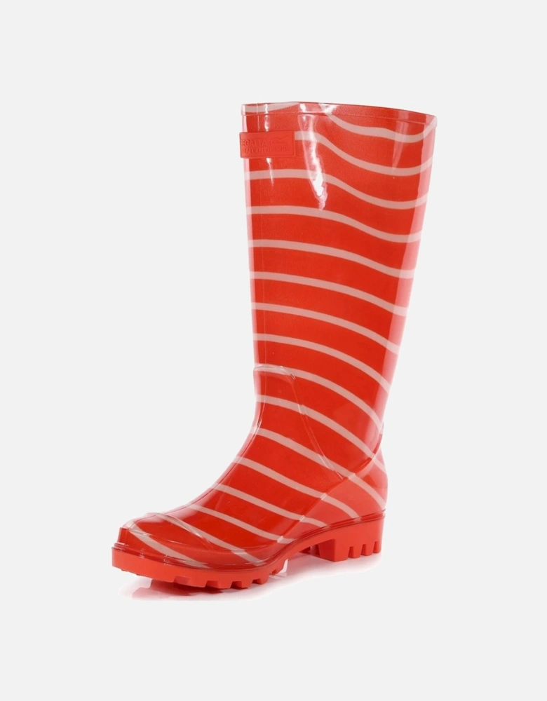 Womens/Ladies Wenlock Striped Wellington Boots