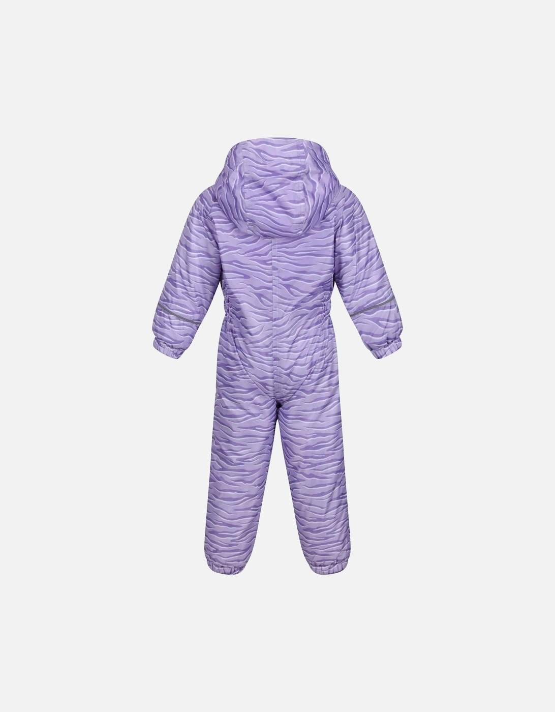 Childrens/Kids Splat II Zebra Print Waterproof Puddle Suit