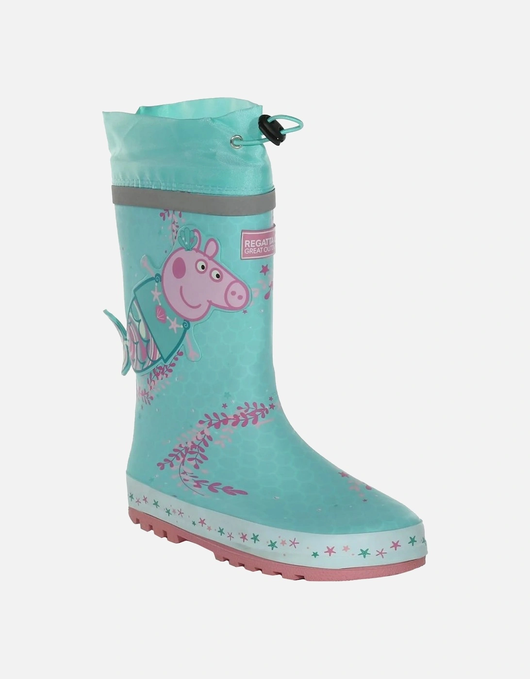 Childrens/Kids Puddle Peppa Pig Wellington Boots, 6 of 5