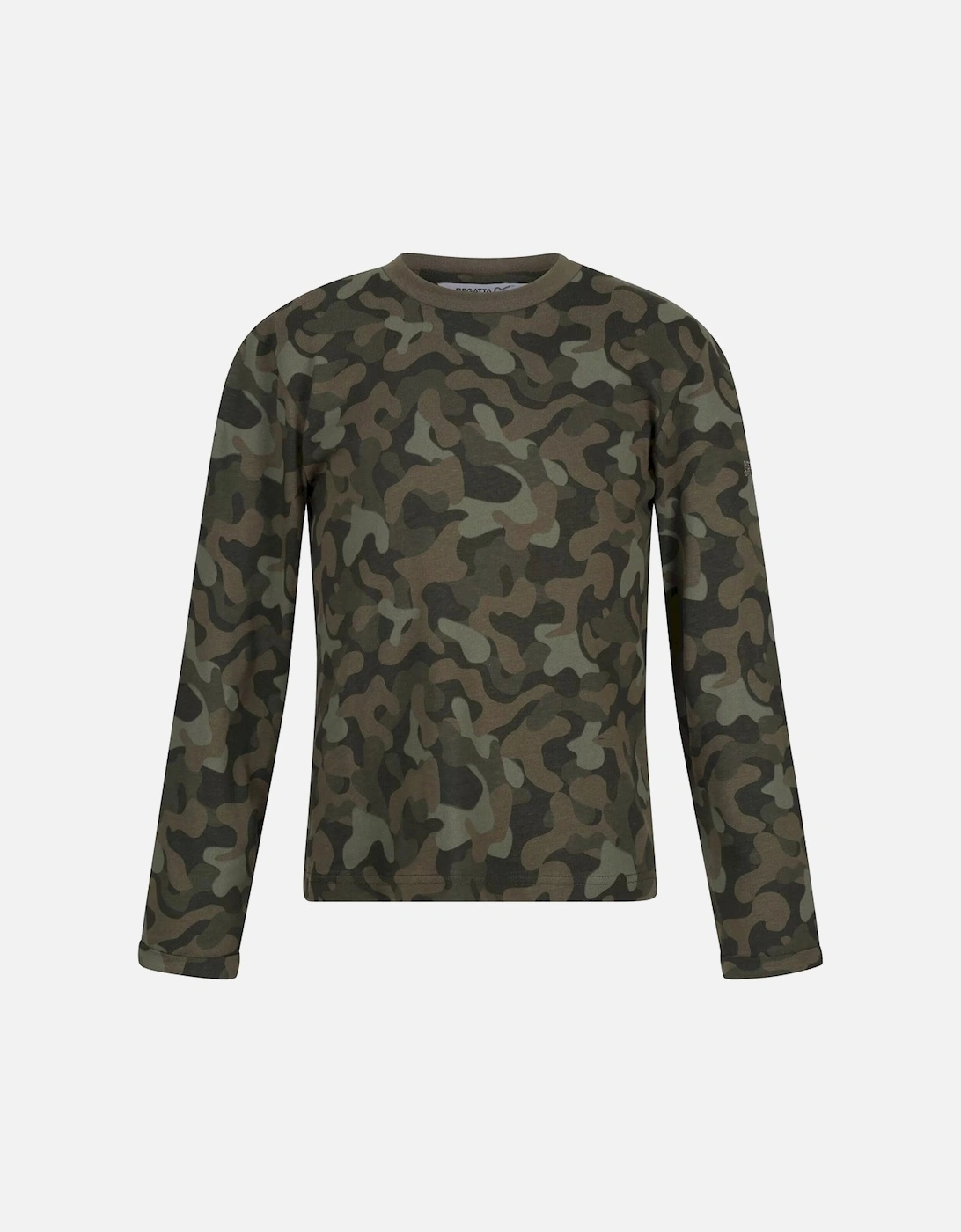 Childrens/Kids Wenbie III Camo Long-Sleeved T-Shirt, 5 of 4